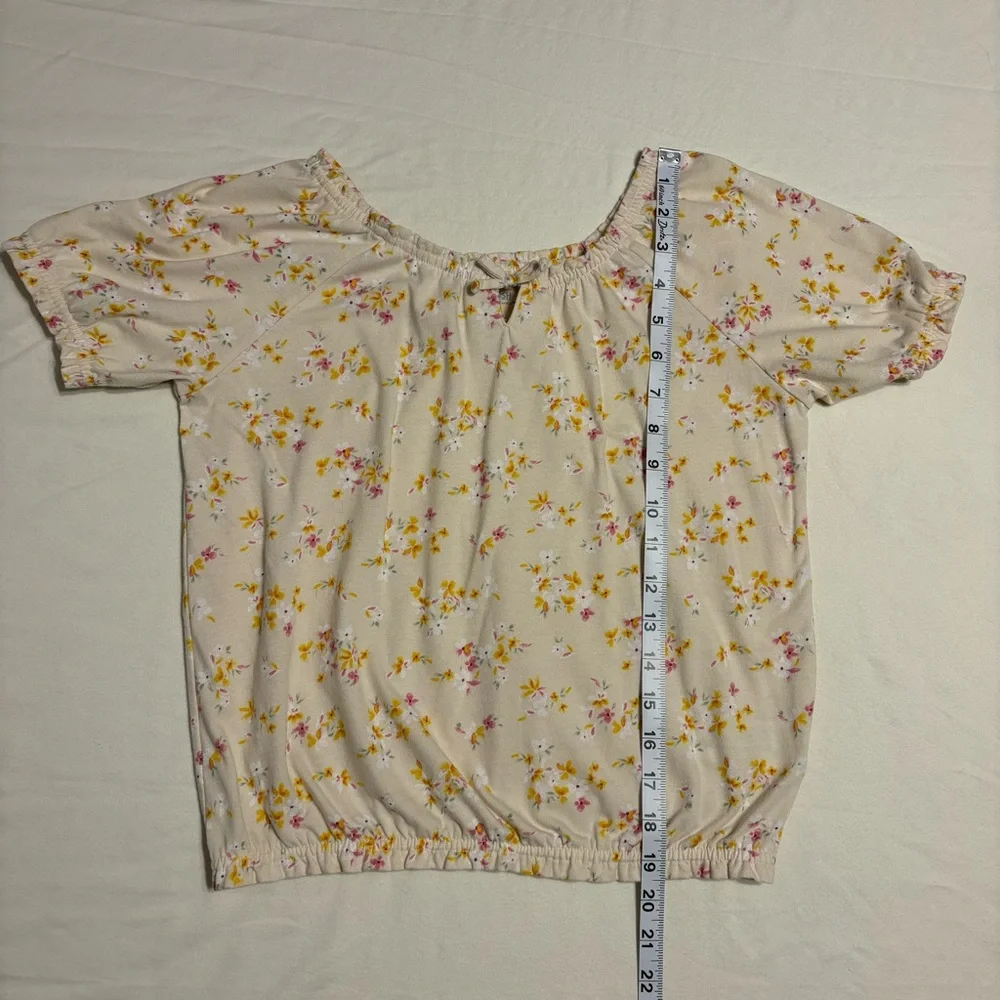 Three Floral tops Carters, Cat and Jack, and Oshkosh B’gosh